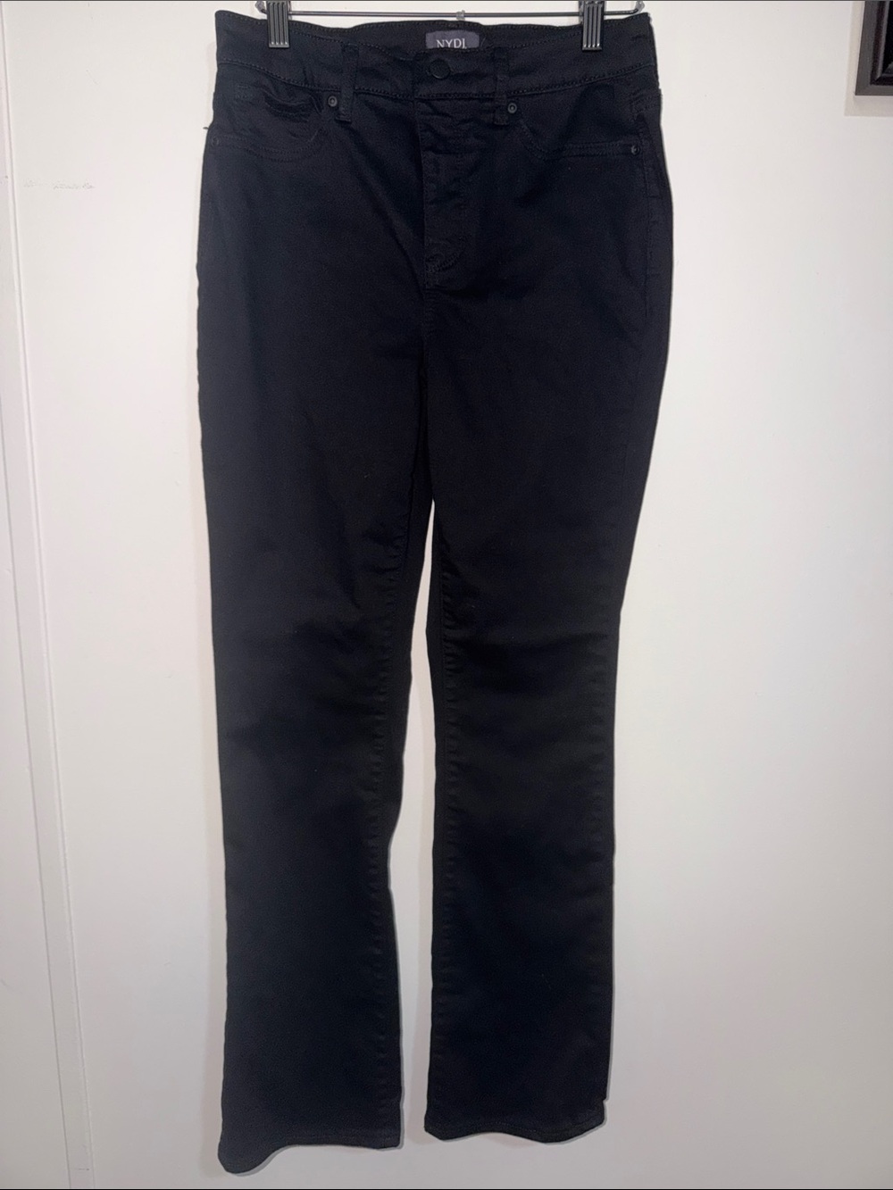 NYDJ Black Flare Jeans - Classic Wide Leg